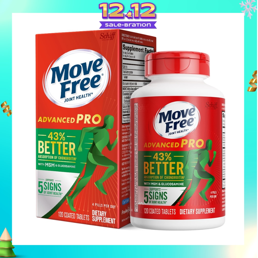 Advanced Pro Glucosamine + Msm (Support Joint Mobility, Comfort, Strength, Flexibility And Lubrication) 120s