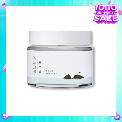 ROUND LAB Dokdo Cream (Moisturising Cream To Strengthen Skin Barrier, Lightweight And Non Sticky) 80ml