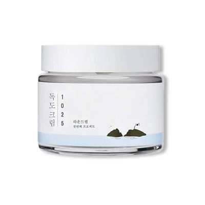 ROUND LAB Dokdo Cream (Moisturising Cream To Strengthen Skin Barrier, Lightweight And Non Sticky) 80ml