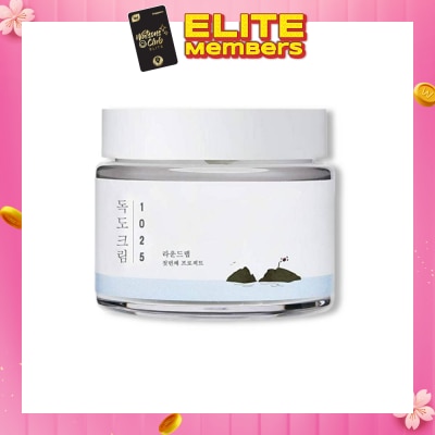 ROUND LAB Dokdo Cream (Moisturising Cream To Strengthen Skin Barrier, Lightweight And Non Sticky) 80ml