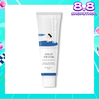 ROUND LAB Birch Juice Moisturising Sunscreen (SPF50+, Protect Skin From UV rays, Soothes, Hydrates, Skin Brightening And Anti Aging50ml