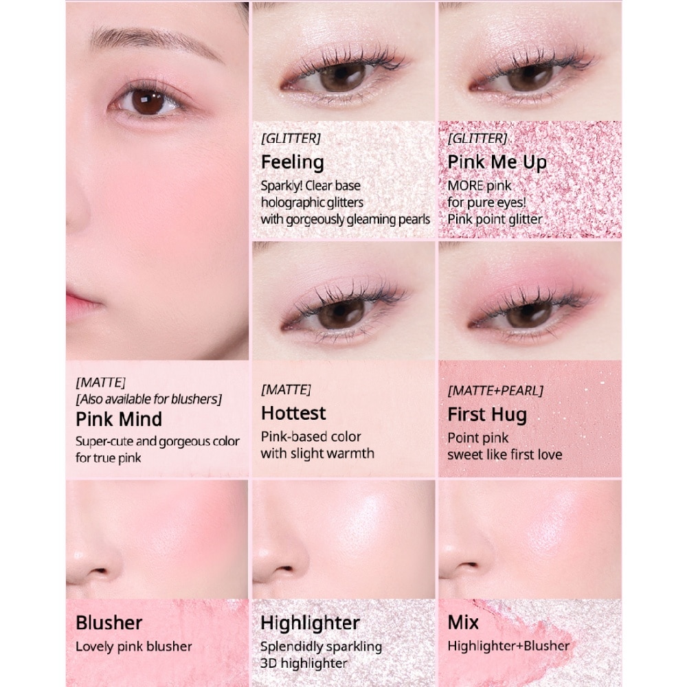 All Take Mood Like Palette 01 Prestige Pink 10g