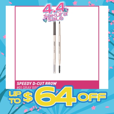 PERIPERA - Speedy D Cut Brow 001 Gray Brown 0.15g