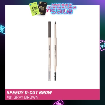 PERIPERA Speedy D Cut Brow 001 Gray Brown 0.15g
