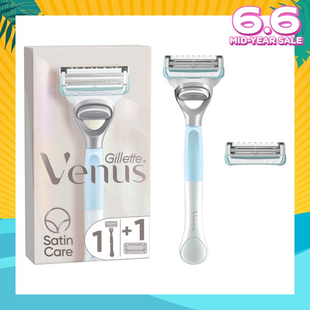 For Pubic Hair And Skin Women's Razor Handle + 2 Blade Refills (Help Protect Pubic Skin From Shave Irritation)