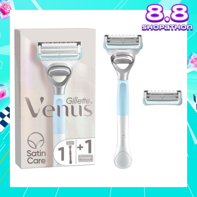 GILLETTE VENUS For Pubic Hair And Skin Women's Razor Handle + 2 Blade Refills (Help Protect Pubic Skin From Shave Irritation)