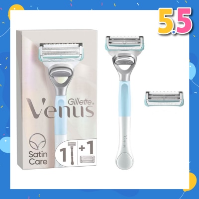 GILLETTE VENUS For Pubic Hair And Skin Women's Razor Handle + 2 Blade Refills (Help Protect Pubic Skin From Shave Irritation)