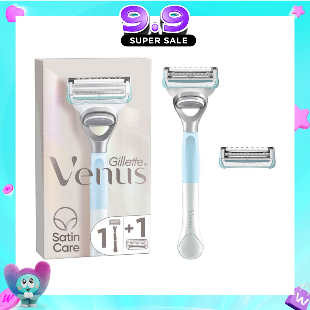For Pubic Hair And Skin Women's Razor Handle + 2 Blade Refills (Help Protect Pubic Skin From Shave Irritation) image
