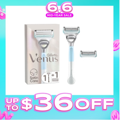 GILLETTE VENUS - For Pubic Hair And Skin Women's Razor Handle + 2 Blade Refills (Help Protect Pubic Skin From Shave Irritation)