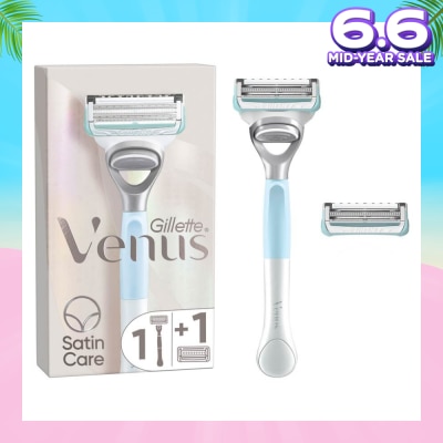 GILLETTE VENUS For Pubic Hair And Skin Women's Razor Handle + 2 Blade Refills (Help Protect Pubic Skin From Shave Irritation)