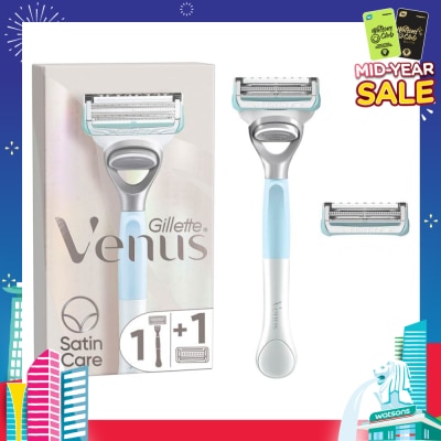GILLETTE VENUS For Pubic Hair And Skin Women's Razor Handle + 2 Blade Refills (Help Protect Pubic Skin From Shave Irritation)