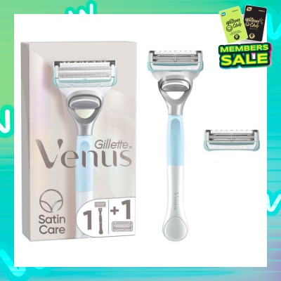 GILLETTE VENUS For Pubic Hair And Skin Women's Razor Handle + 2 Blade Refills (Help Protect Pubic Skin From Shave Irritation)
