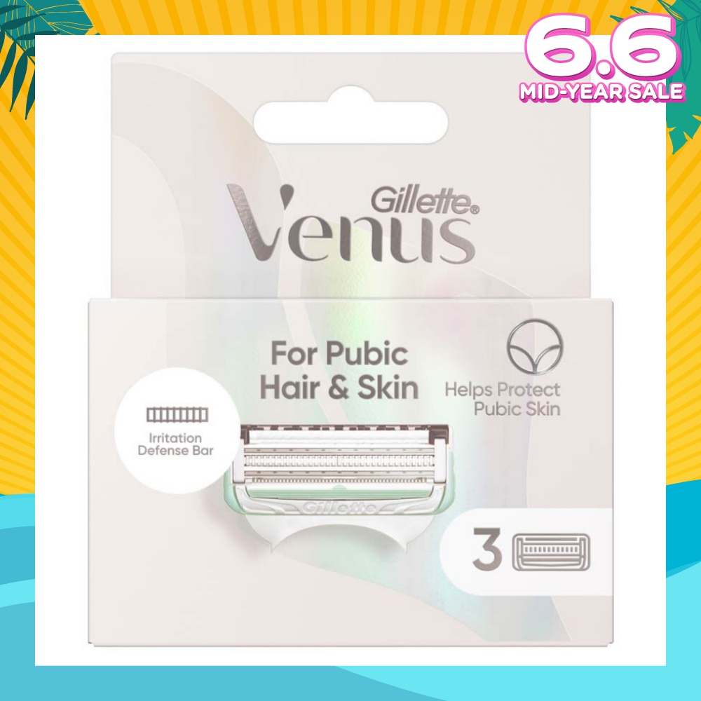 For Pubic Hair And Skin Refill Blades (Help Protect Bikini Skin From Shave Irritation) 3s