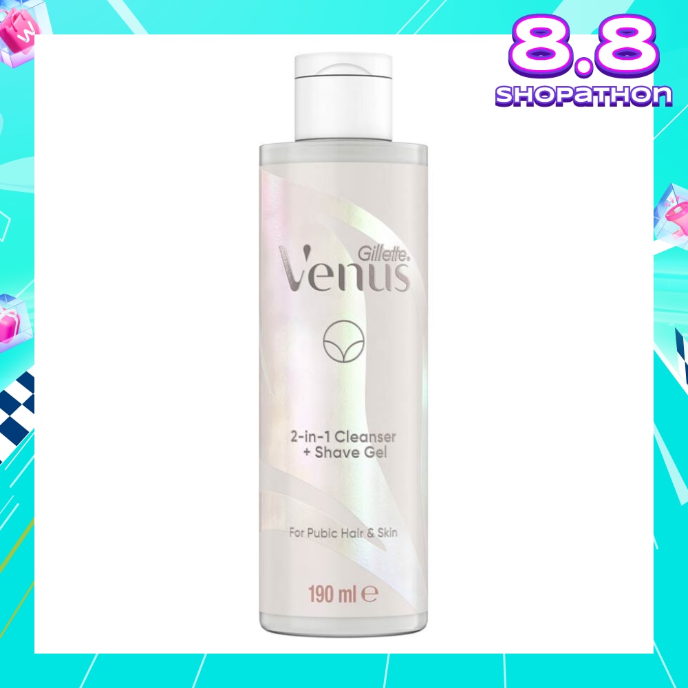 2 In 1 Cleanser + Shave Gel For Pubic Hair And Skin 190ml