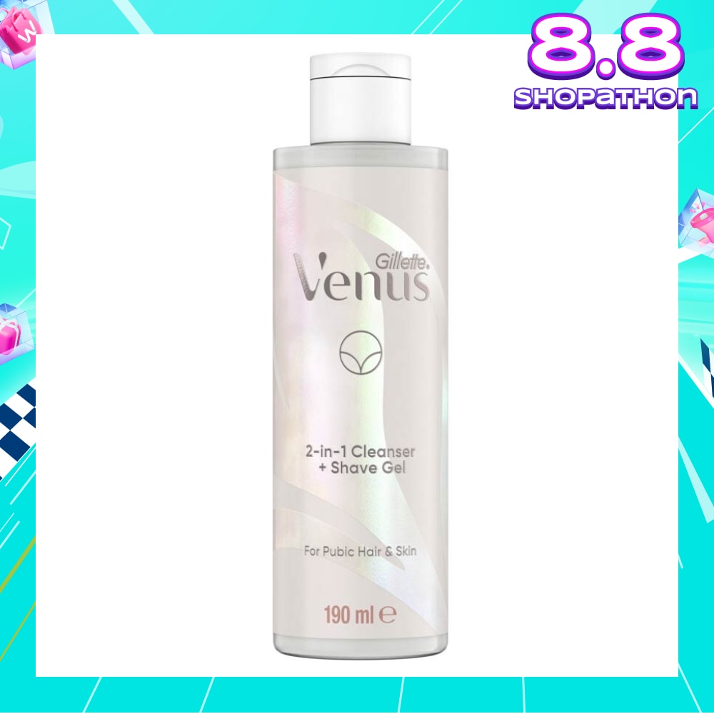 2 In 1 Cleanser + Shave Gel For Pubic Hair And Skin 190ml