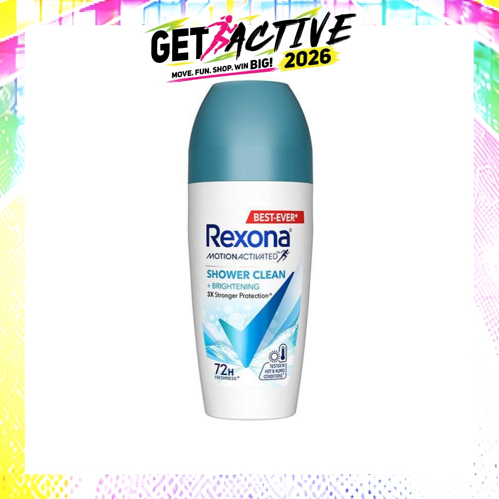 Shower Clean And Brightening Anti Perspirant With Motion Activated Technology (Up To 72 Hours Protection Against Sweat And Odour) 45ml image