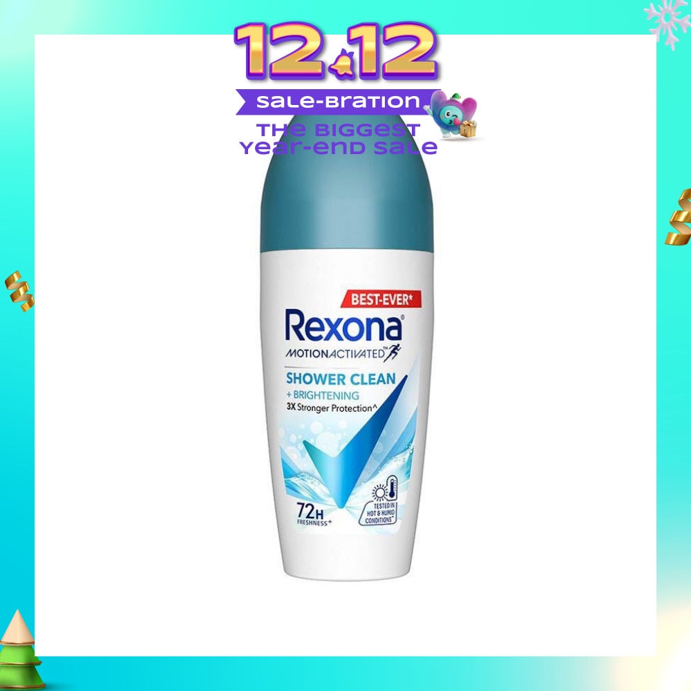 Shower Clean And Brightening Anti Perspirant With Motion Activated Technology (Up To 72 Hours Protection Against Sweat And Odour) 45ml