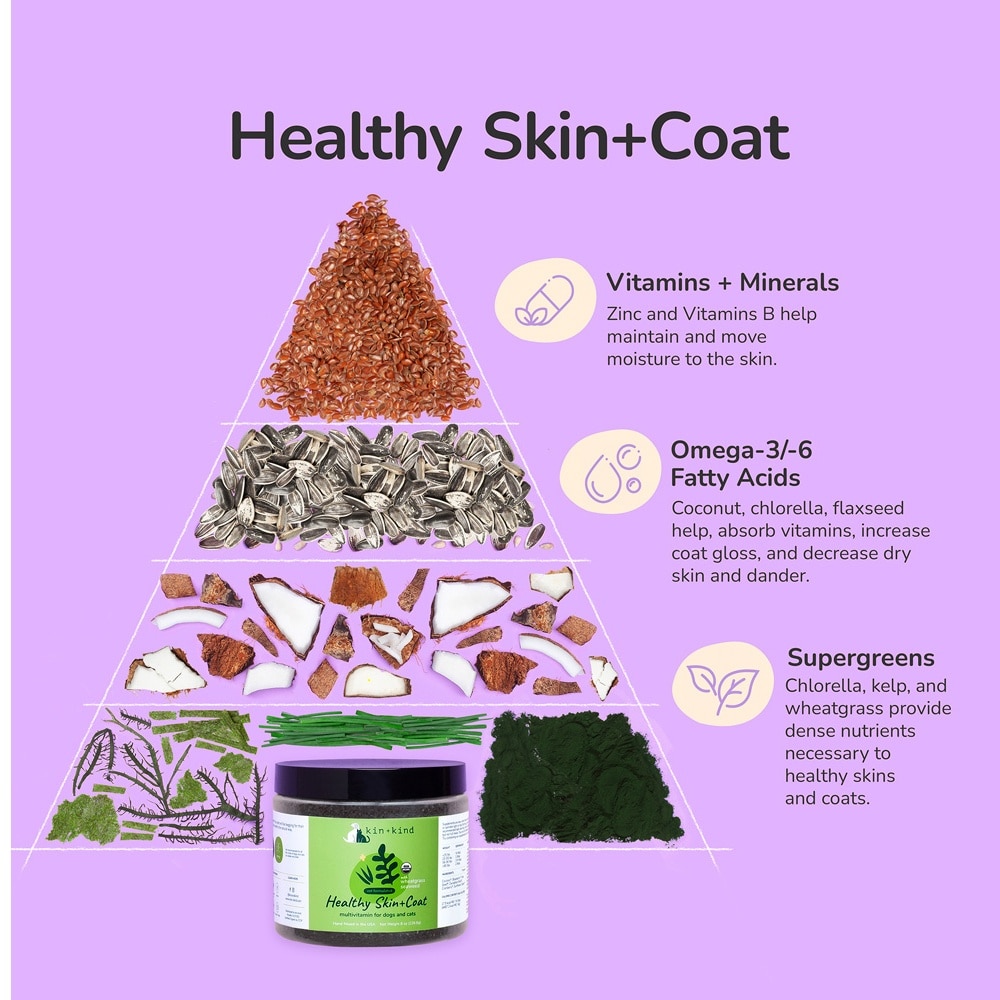 Skin Coat Dog & Cat Supplement 113g