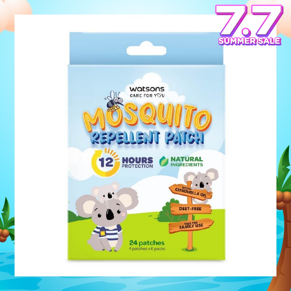 Mosquito Repellent Patch (12 Hours Protection, Natural Ingredients) 24s