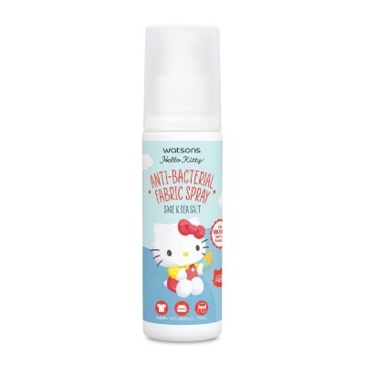 WATSONS Hello Kitty Anti Bacterial Fabric Spray Sage And Sea Salt (Alcohol Free, Kills 99.99% Germs And Bacterial) 100ml