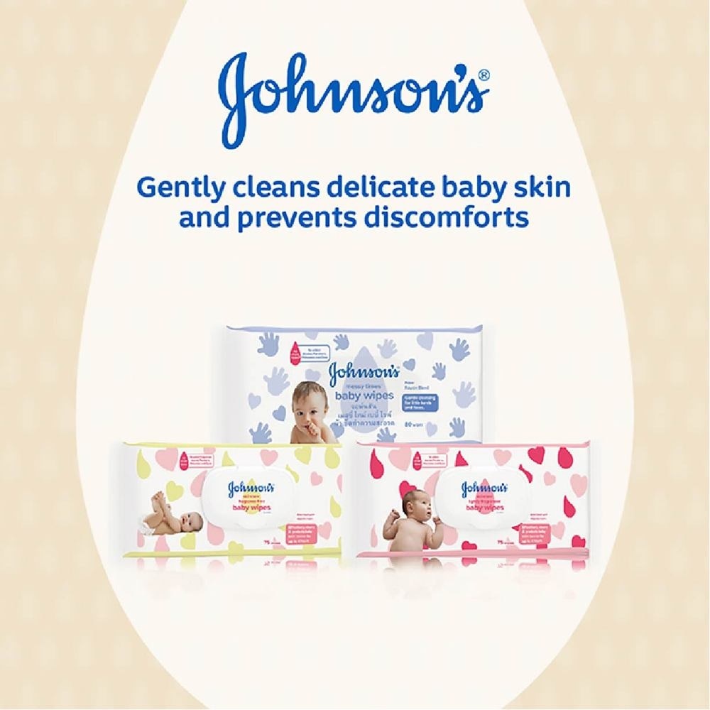 Skincare Lightly Fragranced Baby Wipes (Non-Irritating + Mild Fragrance + Moisturizing) 20s