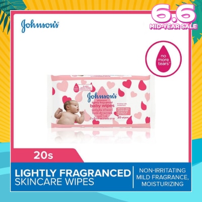 JOHNSON'S Baby Softcare Wipes 20s (Expiry: Oct`2025)