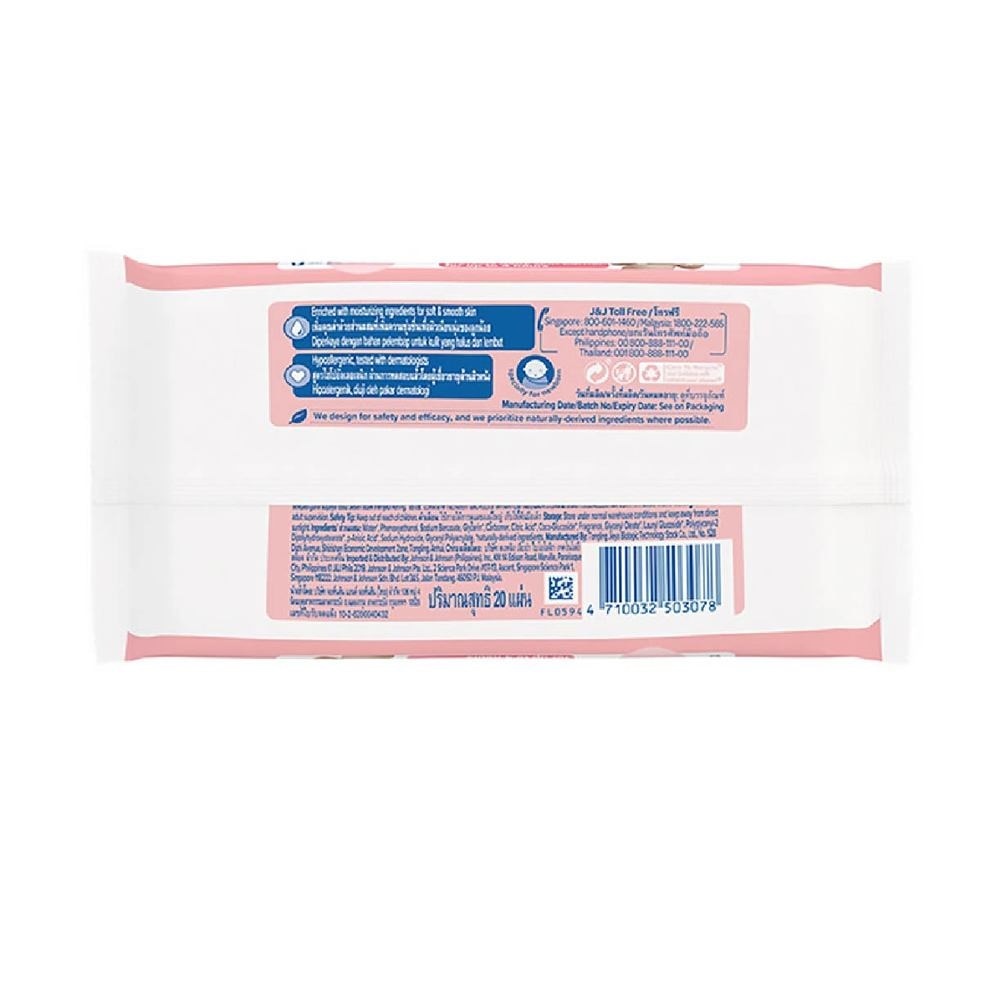 Skincare Lightly Fragranced Baby Wipes (Non-Irritating + Mild Fragrance + Moisturizing) 20s