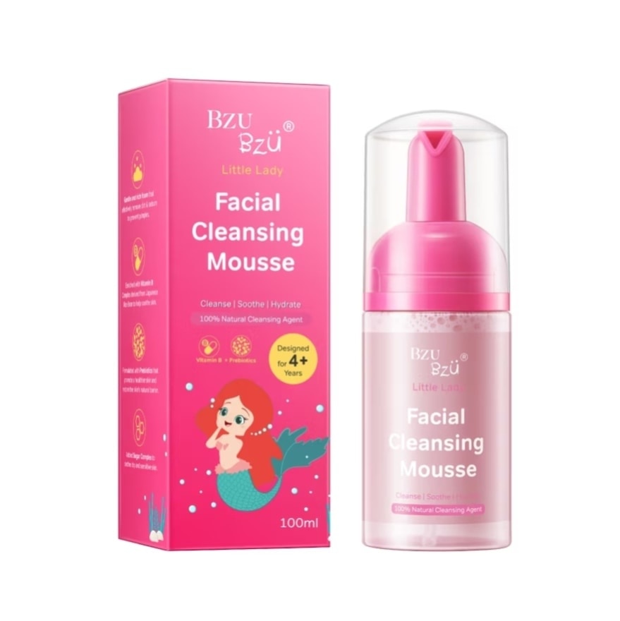 Little Lady Cleansing Mousse (Specially Formulated For Kids Girls) 100ml