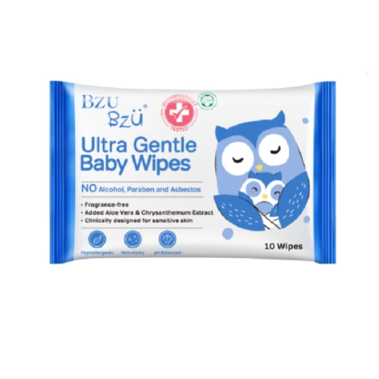 Ultra Gentle Baby Wipes (Designed For Sensitive Skin) 10s