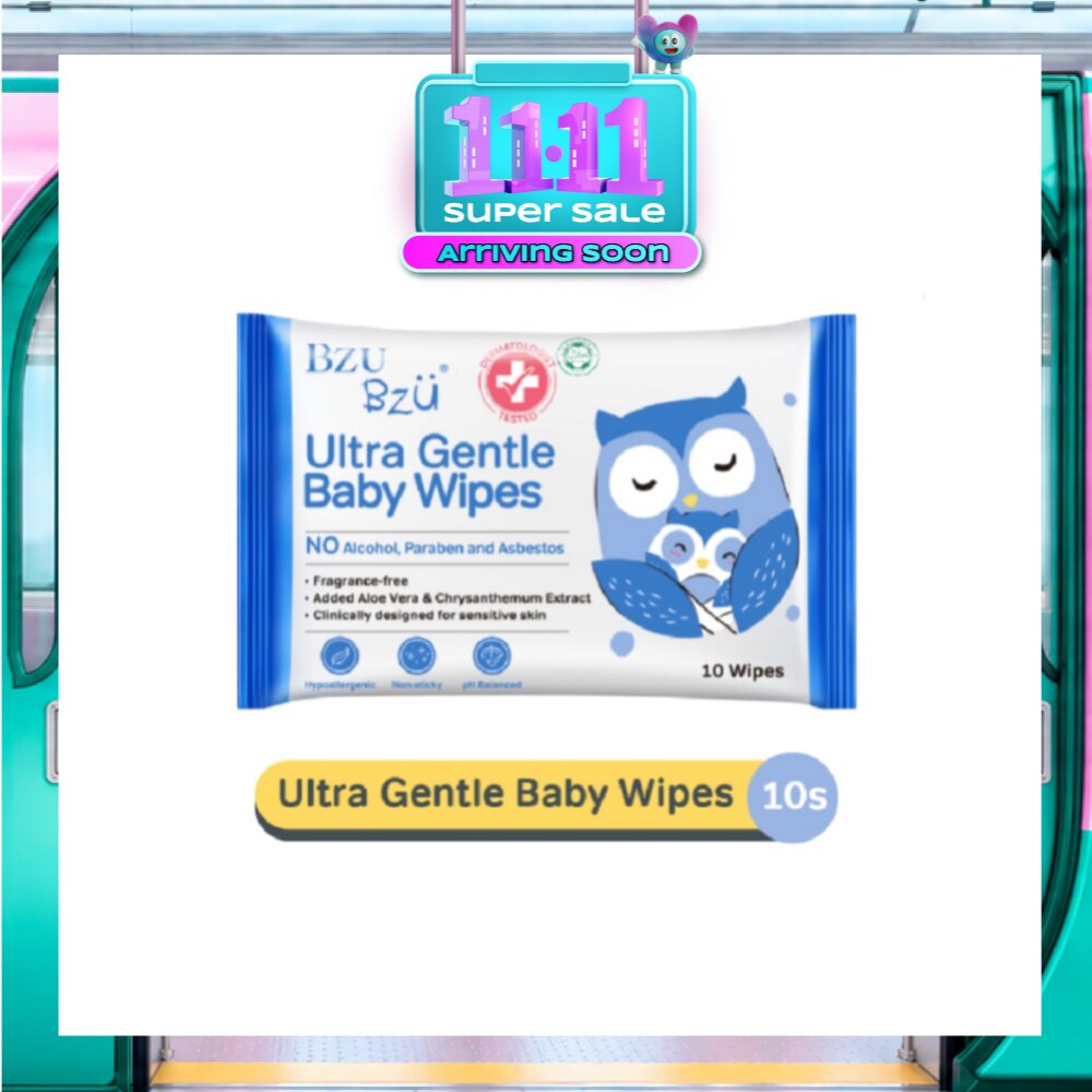 Ultra Gentle Baby Wipes (Designed For Sensitive Skin) 10s image