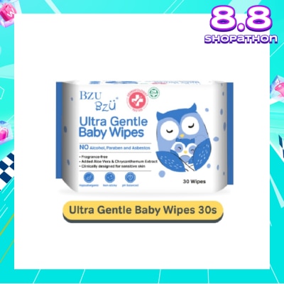 BZU BZU Ultra Gentle Baby Wipes (Designed For Sensitive Skin) 30s