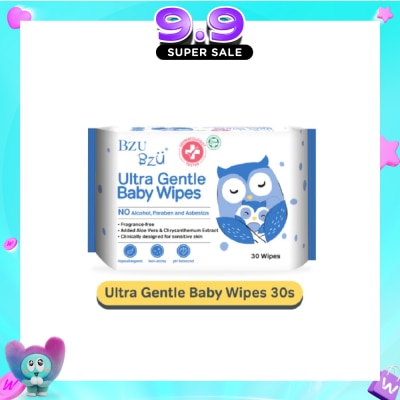 BZU BZU - Ultra Gentle Baby Wipes (Designed For Sensitive Skin) 30s image