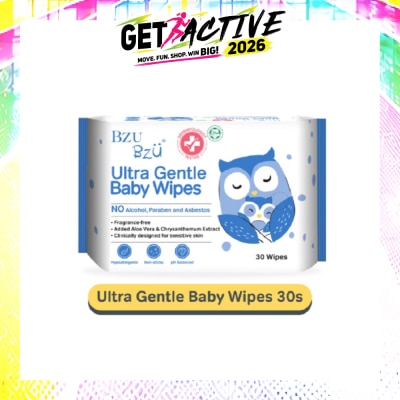 BZU BZU - Ultra Gentle Baby Wipes (Designed For Sensitive Skin) 30s image