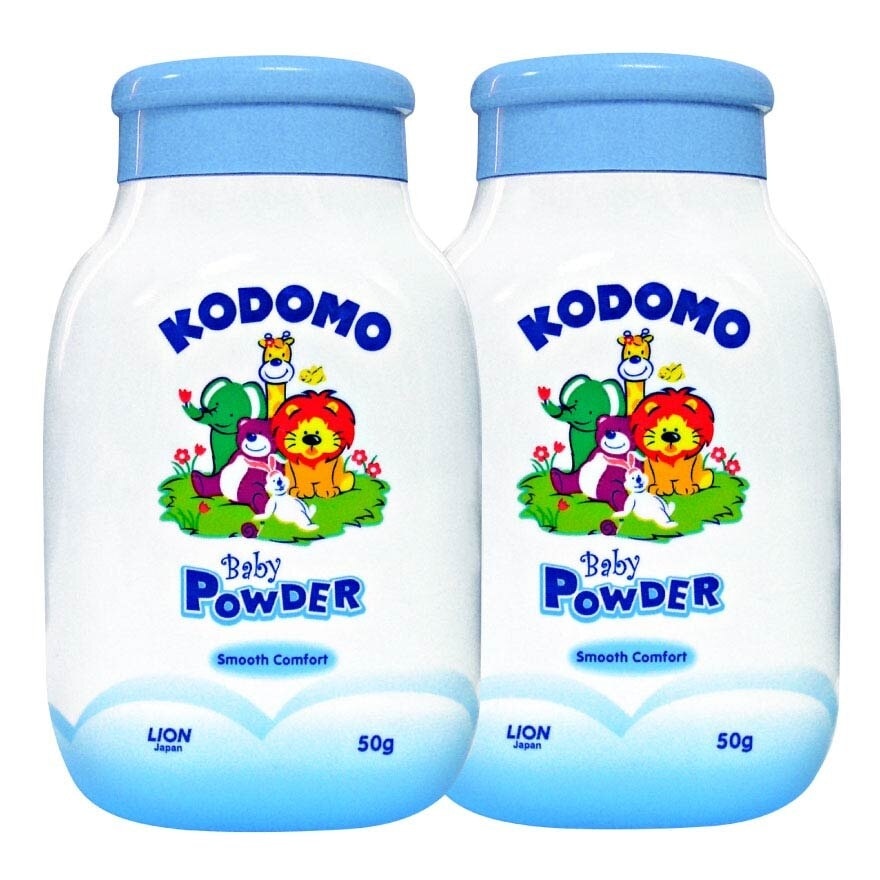 Baby Powder Twinpack Smooth Comfort (Keep Babies Smelling Fresh And Fragrant All Day Long) 50g X 2s