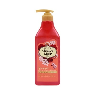 SHOWERMATE Romantic Rose And Cherry Blossom Body Wash (Excellent For Relieving Skin Irritation, Moisturizes And Nourishes The Skin) 550g