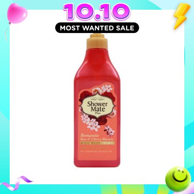 SHOWERMATE Romantic Rose And Cherry Blossom Body Wash (Excellent For Relieving Skin Irritation, Moisturizes And Nourishes The Skin) 550g image