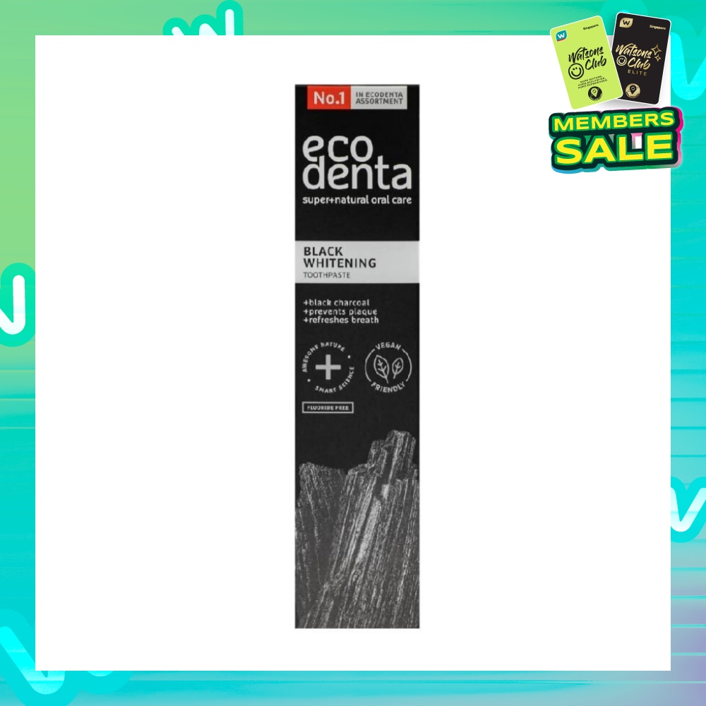Black Whitening Toothpaste (Black Charcoal And Teavigo And Gifted With Superpowers) 100ml