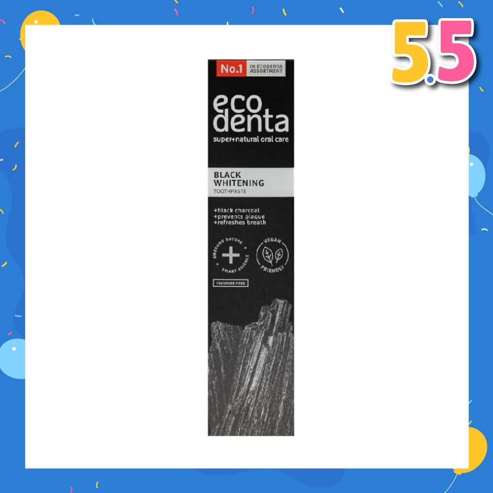 Black Whitening Toothpaste (Black Charcoal And Teavigo And Gifted With Superpowers) 100ml