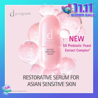 D PROGRAM Intense Enriching Serum (For Sensitive Skin, 24 Hours Long Lasting) 45ml
