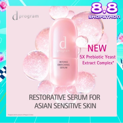 D PROGRAM Intense Enriching Serum (For Sensitive Skin, 24 Hours Long Lasting) 45ml
