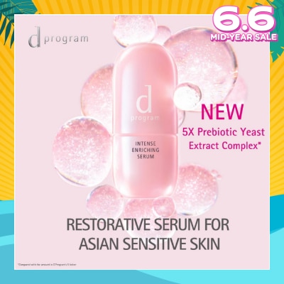 D PROGRAM Intense Enriching Serum (For Sensitive Skin, 24 Hours Long Lasting) 45ml