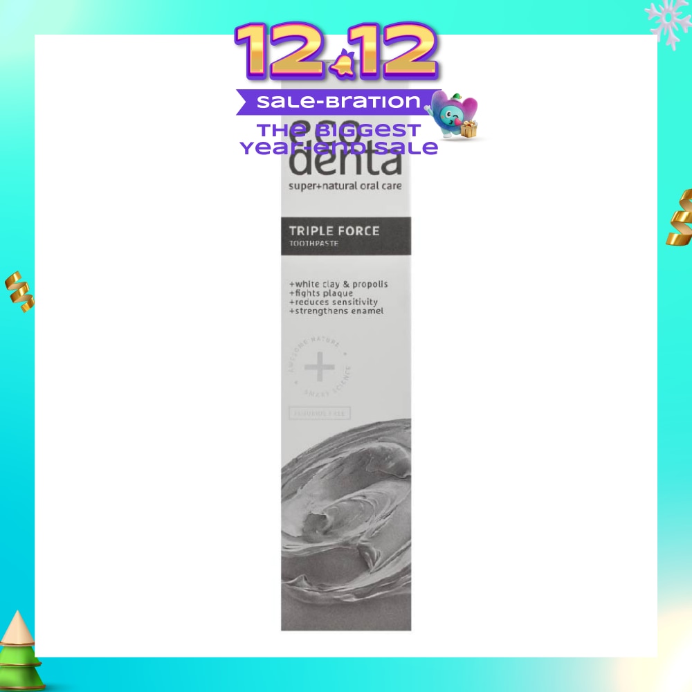 Triple Force Toothpaste With White Clay And Propolis 100ml