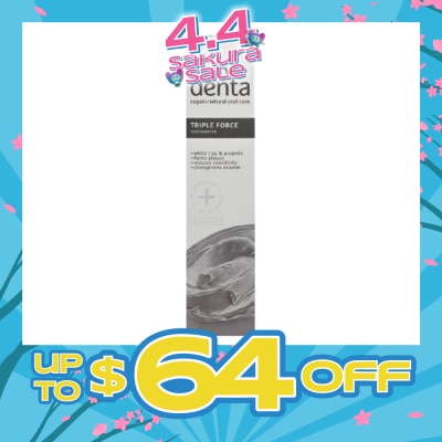 ECODENTA - Triple Force Toothpaste With White Clay And Propolis 100ml