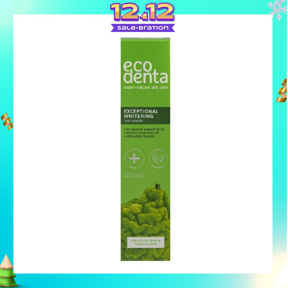 Exceptional Whitening Toothpaste With Bergamot And Lemon Essential Oils (For All Users Of Coffee, Tea, Colored Drinks Or Tobacco) 100ml