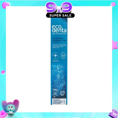 ECODENTA - Extra Fresh And Remineralising Toothpaste 75ml (Expiry: Jun`2027) image