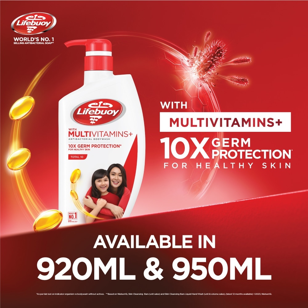 Lifebuoy Total 10 Antibacterial Body Wash 920ml