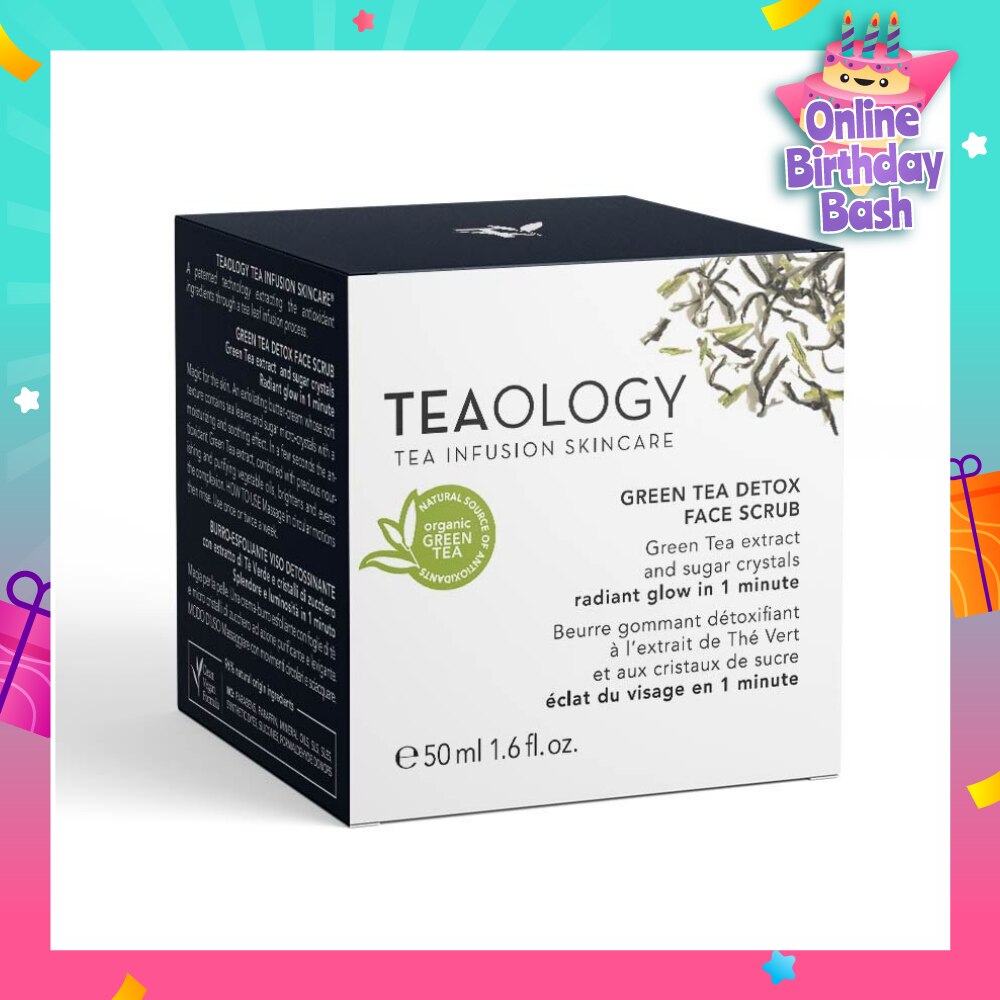 Green Tea Detox Face Scrub 50ml (Expiry: Dec`2025)