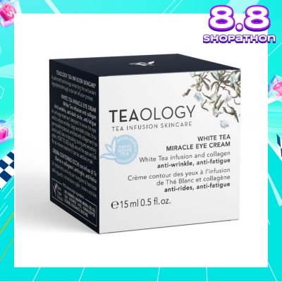 TEAOLOGY White Tea Miracle Eye Cream 15ml (Expiry: Dec`2025)