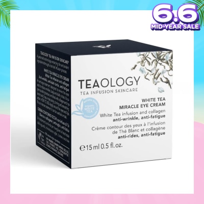 TEAOLOGY White Tea Miracle Eye Cream 15ml (Expiry: Dec`2025)