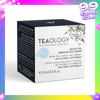TEAOLOGY White Tea Miracle Eye Cream 15ml (Expiry: Dec`2025)